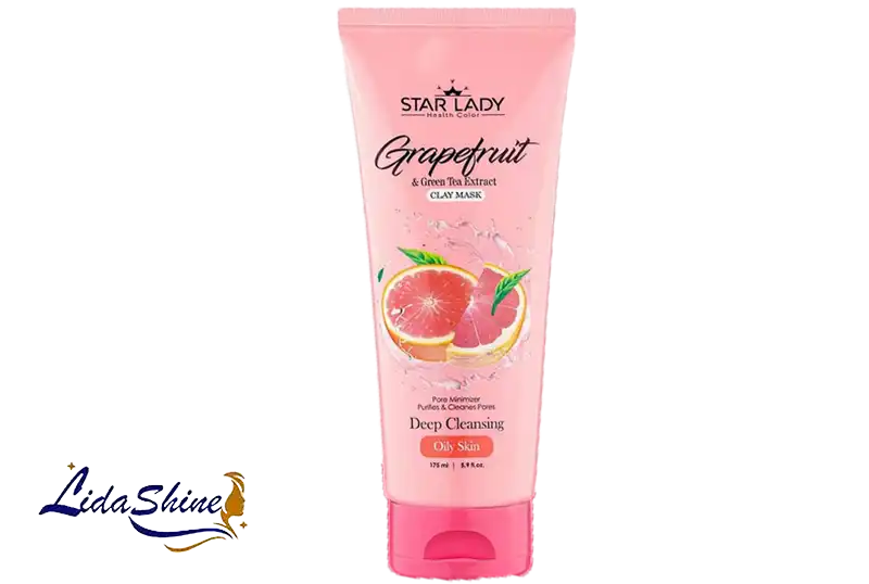 ماسک صورت استارلیدی با گریپ فروت و چای سبز 175 میلی لیتر