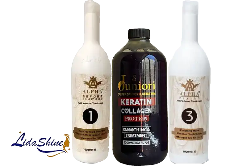 پک ژل کراتین ذغال جونیور حجم 3000 میلی لیتر
