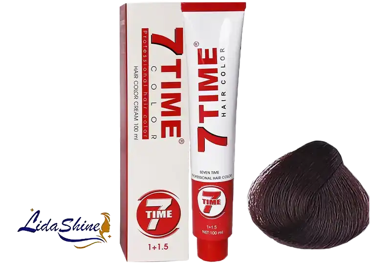 رنگ مو سون تایم رنگ قهوه ای ماهاگونی قرمز مدل Z.4 حجم 100 میلی لیتر