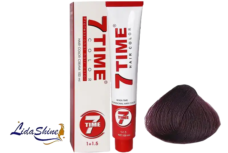 رنگ مو سون تایم رنگ قهوه ای ماهاگونی قرمز روشن مدل Z.5 حجم 100 میلی لیتر