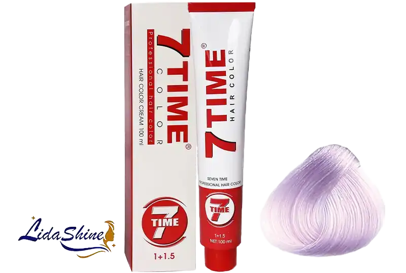 رنگ مو سون تایم رنگ یاسی مدل P.12 حجم 100 میلی لیتر