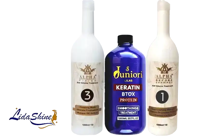پک ژل کراتین بنفش جونیور مدل لیلاس حجم 3000 میلی لیتر