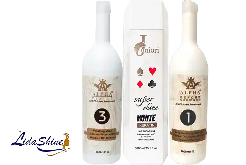 پک کراتین اسپیک سفید جونیور مدل SUPER SHINE حجم 3000 میلی لیتر
