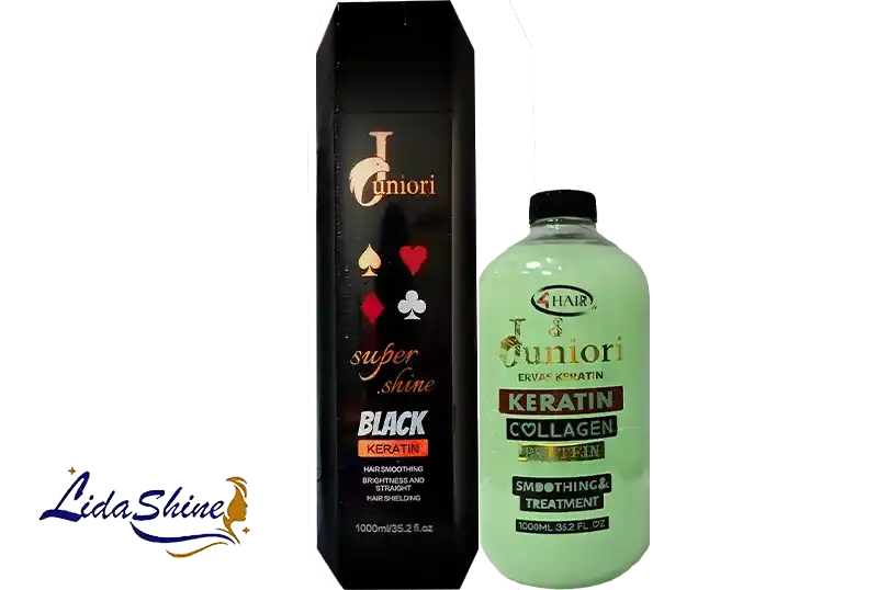  ست کراتین اسپیک مشکی جونیور و ژل کراتین ارواس جونیور حجم 2000 میلی لیتر