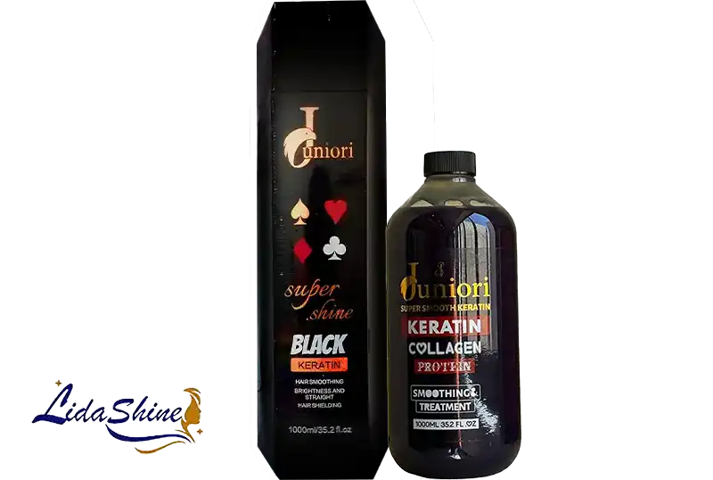  ست کراتین اسپیک مشکی جونیور و ژل کراتین ذغال جونیور حجم 2000 میلی لیتر